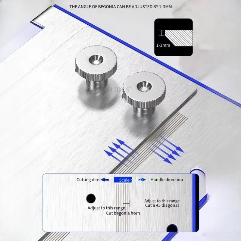 Tile Chamfering Cutting Tool for 100 Type Angle Grinder Portable Chamferer Metal Tiling 45 Degree Ceramic Tile Seat Chamfer