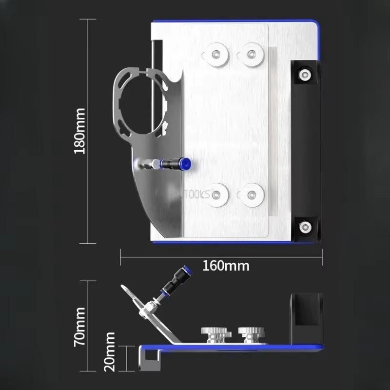 Tile Chamfering Cutting Tool for 100 Type Angle Grinder Portable Chamferer Metal Tiling 45 Degree Ceramic Tile Seat Chamfer