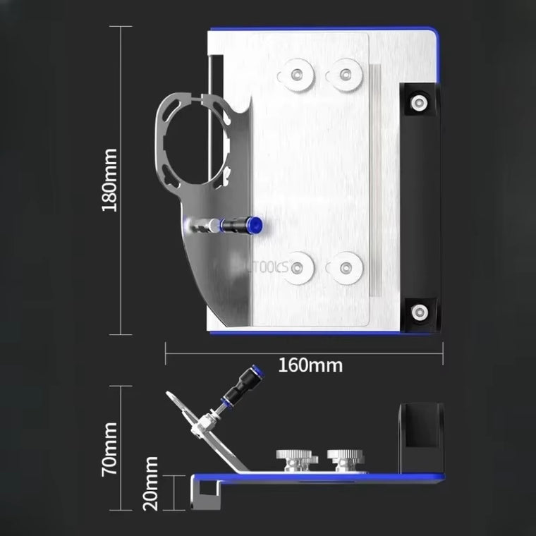 Tile Chamfering Cutting Tool for 100 Type Angle Grinder Portable Chamferer Metal Tiling 45 Degree Ceramic Tile Seat Chamfer